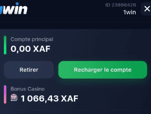 Comment retirer de l'argent de 1win